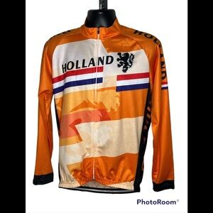 Holland Miloto Bicycle Zip Shirt Sz XL